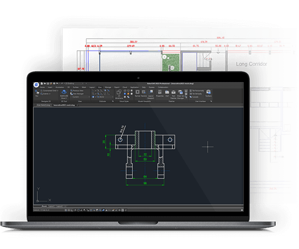 What causes distortion in CAD drawing lines